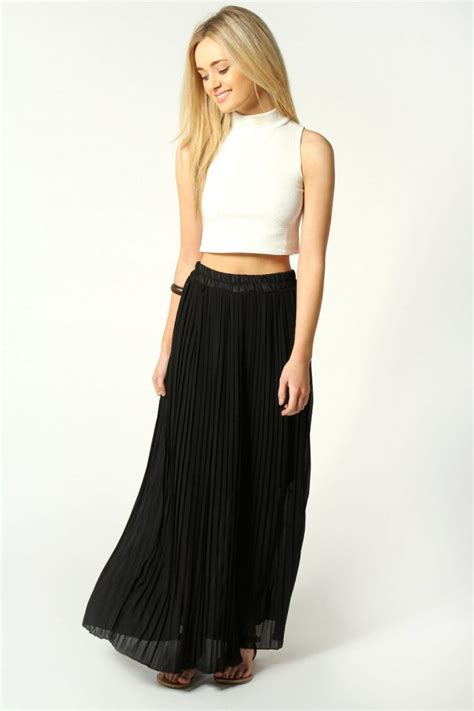 Long Black Maxi Skirt
