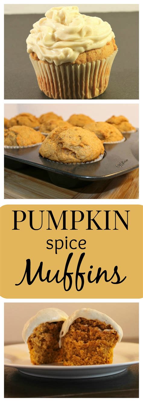 Pumpkin Muffin Recipe With Spiced Cream Cheese Frosting The Olive