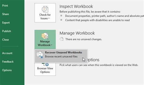 How To Recover An Unsaved Excel File In Excel For Free