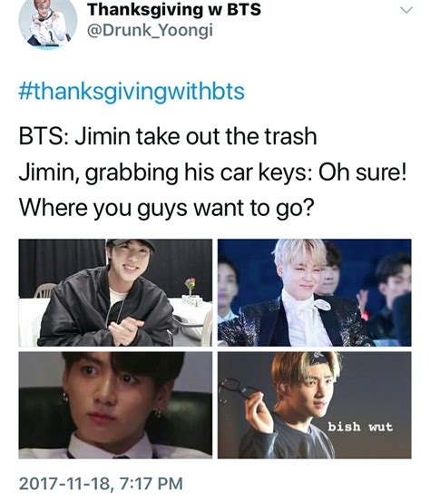 Delete all photos of members and anything relating to bts. Wow, Jimin that's just plain mean... remember you are what you eat soooo... - Wow, Jimin that's ...