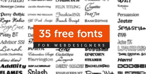 35 Beautiful And Fresh Free Fonts For Wordpress Themes Design