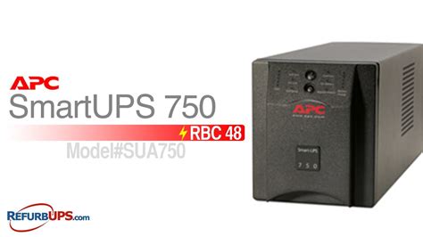 Rbc48 Battery Replacement For Apc Smartups 750 Youtube