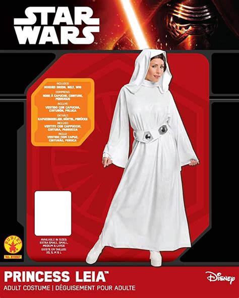 Rubies Womens Star Wars Classic Deluxe Princess Leia Costume Princess Leia Costume Leia