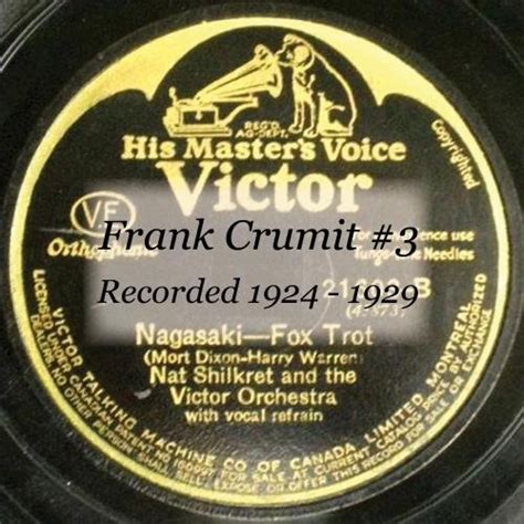 Frank Crumit 3 Cd110c Cds And Vinyl