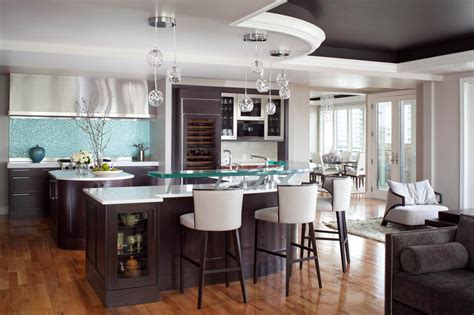 This allows for enough elbowroom to sit comfortably and not feel like you are on top of the person next to you. Kitchen Island Bar Stools: Pictures, Ideas & Tips From ...