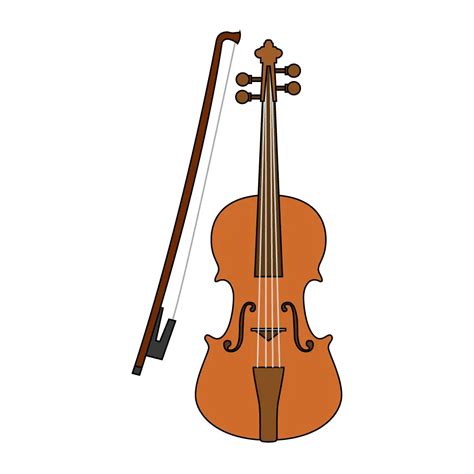 How To Draw A Violin Step By Step