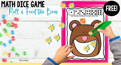 3 Best Printable Math Dice Games Feed The Bear