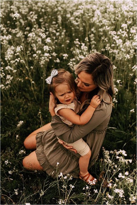 Spring Mommy And Me Wildflower Field Session — Nicole Briann Photo Mommy And Me Photo Shoot