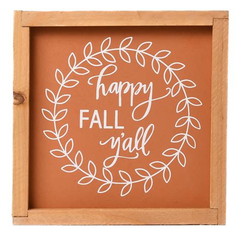 Happy Fall Yall Sign Autumn