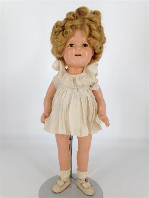 lot 16 ideal composition shirley temple doll mohair wig sleep eyes open mouth with teeth