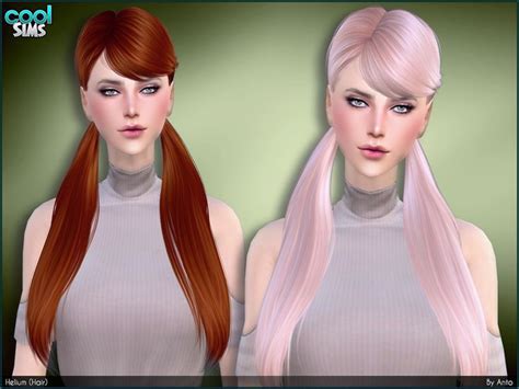 Cute Ponytails For Your Sims 3 Found In Tsr Category Sims 4 Female