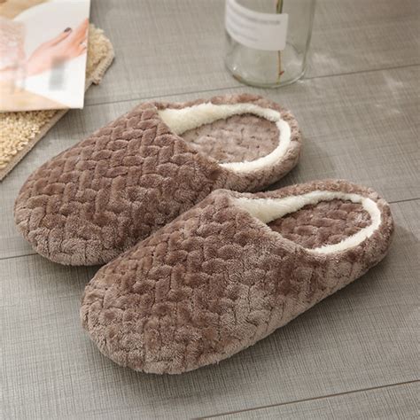 Save 5% with coupon (some sizes/colors) Anti Slip Women Lady Indoor Slippers Cotton Warm Bedroom ...