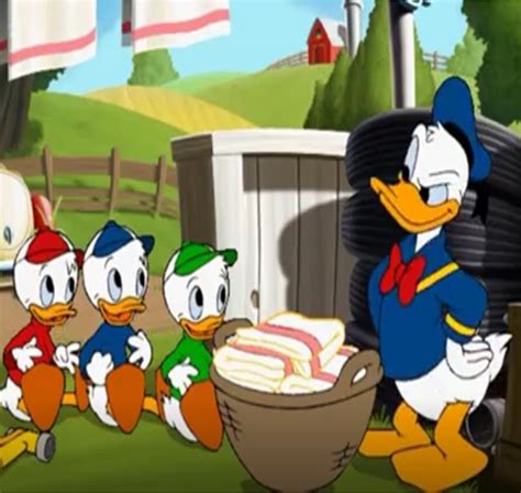 Donald Duck With Huey Dewey And Louie Mickey And Friends Photo