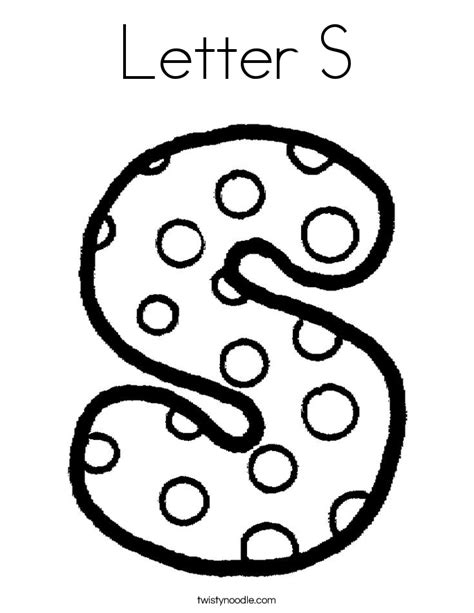 Gambar Letter Coloring Page Twisty Noodle Pages Letters Di Rebanas