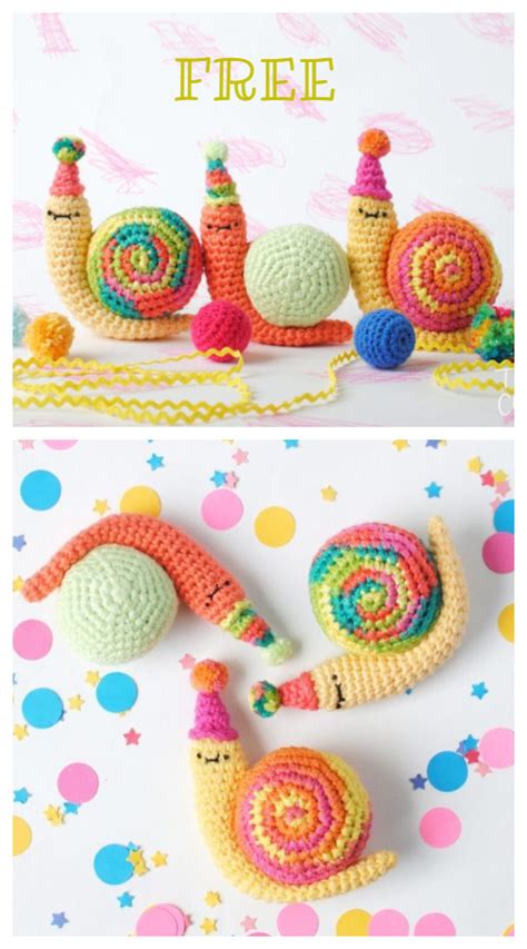 Amigurumi Snail Free Crochet Patterns
