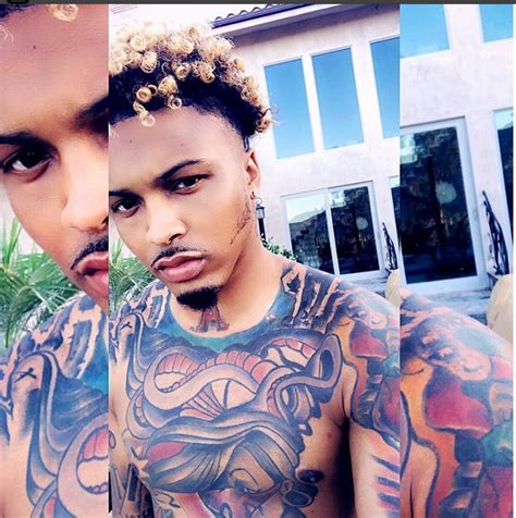 Kissing on my tattoos, funny tattoo, august alsina, august alsina theme, rap quote, hip hop quote, dj khaled quote, original quote with tattoo, original tattoos, music quote from august alsina. August Alsina can't walk on his own, is hospitalized ...