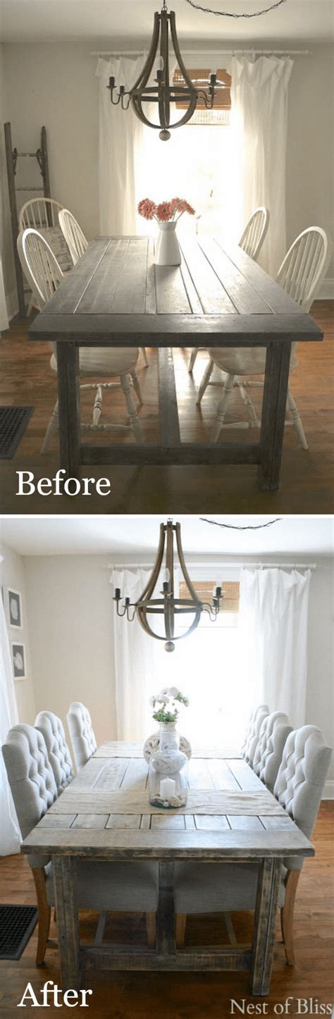 Best 18 Diy Dining Room Table Makeover Ideas