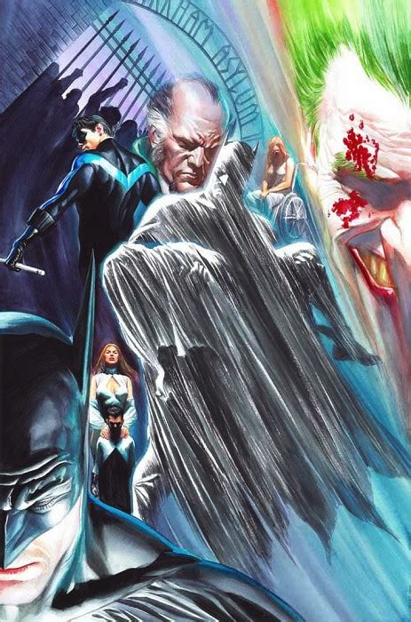 Alex Ross Batman Last Rites Giclee On Canvas Marvel Dc Comics Fine Art