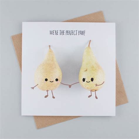 Were The Perfect Pair Greeting Card By Bold And Bright