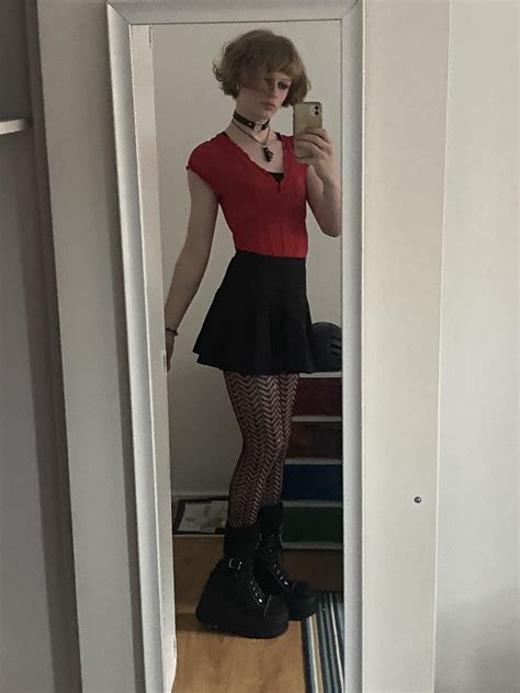 I Need Actual Advice Which Top Goes With This Outfit Better Rfemboy