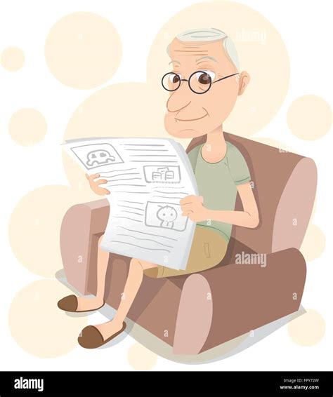 Cartoon Old Man Cut Out Stock Images And Pictures Alamy