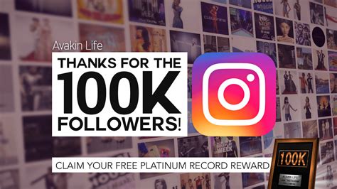 100k Instagram Followers Avakin