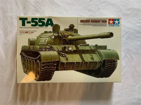 Tamiya 35257 Russian Medium Tank T 55a Plastic 135 Scale Model Kit 25
