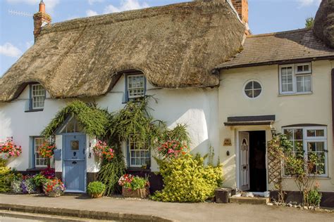Beautiful Cottages At Haxton In Wiltshire Thatched Cottage English