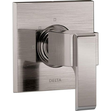 Delta Ara Handle Setting Custom Shower Diverter Valve Trim Kit In