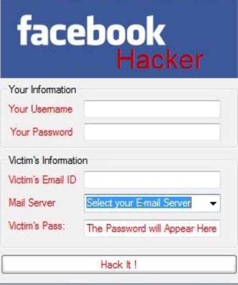 Hack Any Facebook Profile By Facebook Hacker 20 100 Working