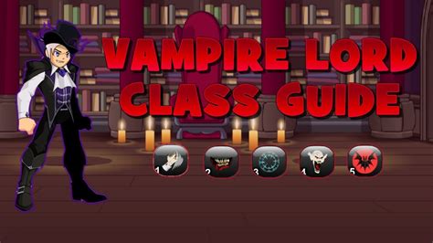Aqw Vampire Lord Class Guide Youtube