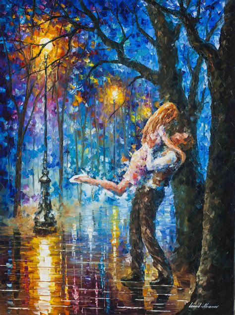 The Proposal — Palette Knife Oil Painting On Canvas By Leonid Afremov Art Painting Canvas