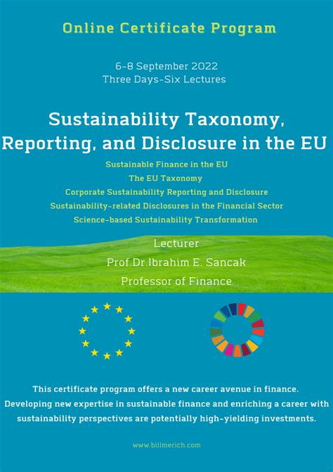 Pdf Sustainability Taxonomy Reporting And Disclosure In The Eu