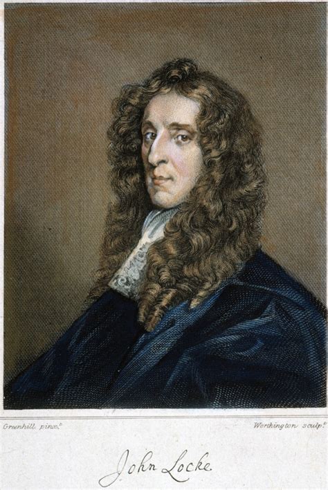John Locke 1632 1704 Nenglish Philosopher Engraving 1829 After A