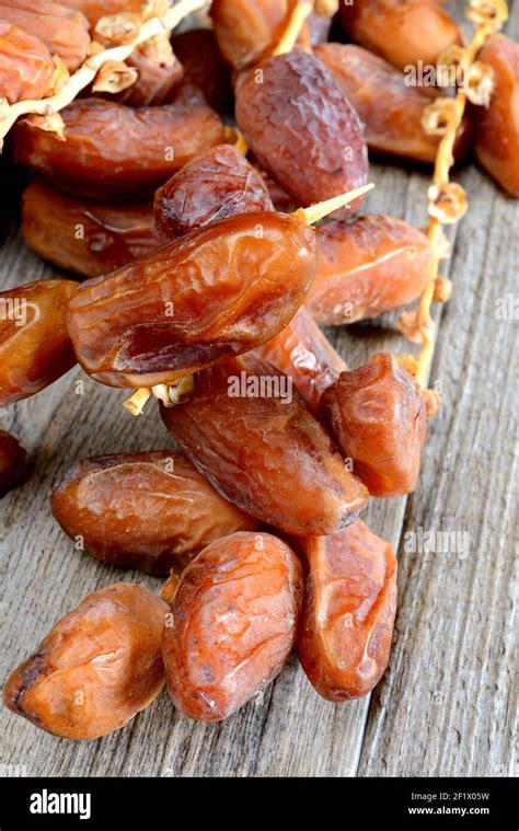 Dried Fruit Dates Stock Photo Alamy