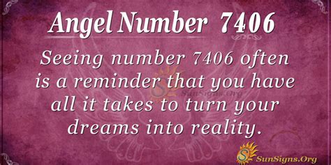 Angel Number 7406 Meaning Focus On The Goal Sunsignsorg