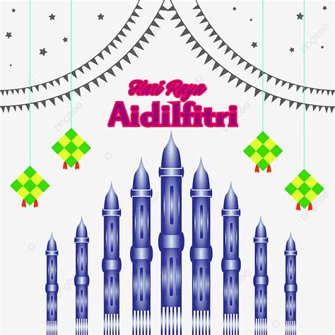 Hari Raya Aidilfitri Vector Hd Png Images Hari Raya Aidilfitri Islamic Eid Al Fitr Realistic