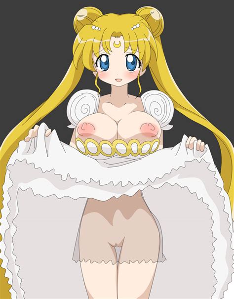 Rule Bb Bishoujo Senshi Sailor Moon Blonde Hair Blue Eyes Blush Breasts Dress Large Breasts
