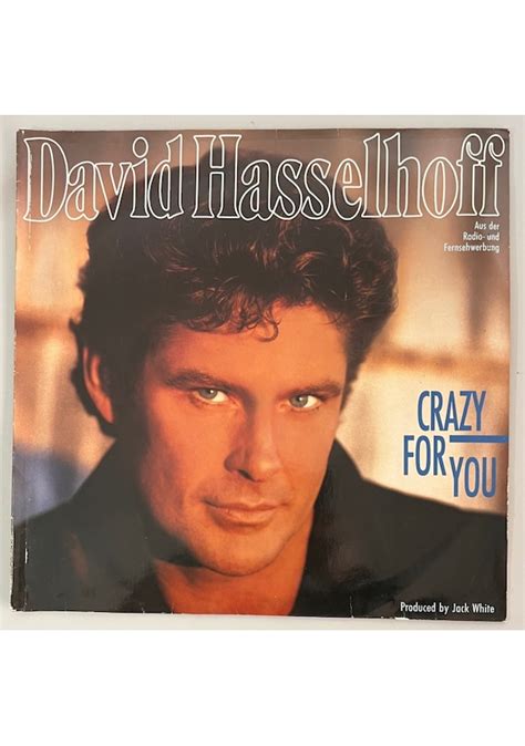 David Hasselhoff Crazy For You Plak Orjinal Dönem Baskı Fiyatları Ve