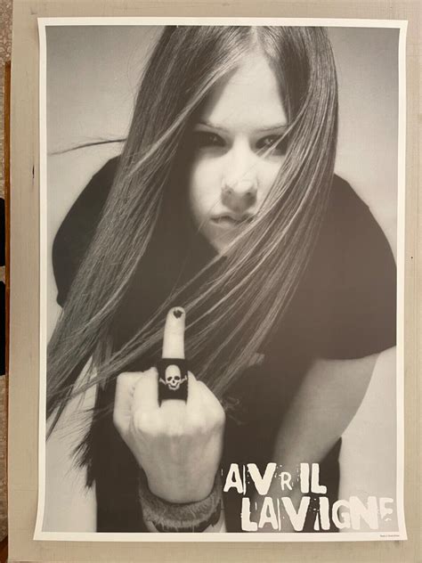 Avril Lavigne Rare Early S Poster Ebay