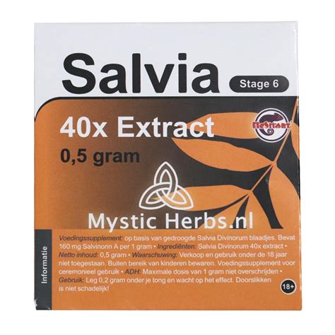 Salvia 40x Extract 05 Gram Smartshop Planet