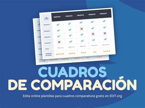 Plantillas De Cuadros Comparativos Gratis