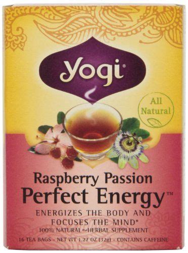 Yogi Raspberry Passion Perfect Energy 127 Ounce Package