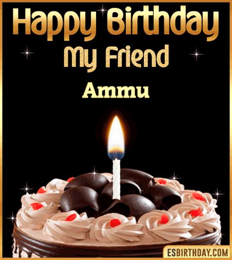 Happy Birthday Ammu  🎂 Images Animated Wishes【28 S】