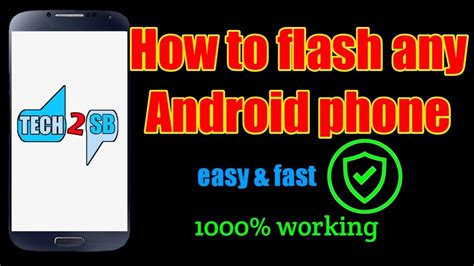 How To Flash Android Phone Using Pc Easy And Fast Youtube