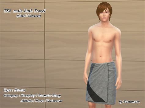 Male Bath Towel The Sims 4 Catalog