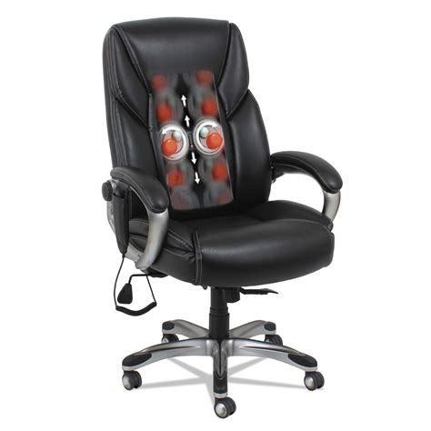 shiatsu massage chair supports up to 275 lbs black seat black back silver base office sensei