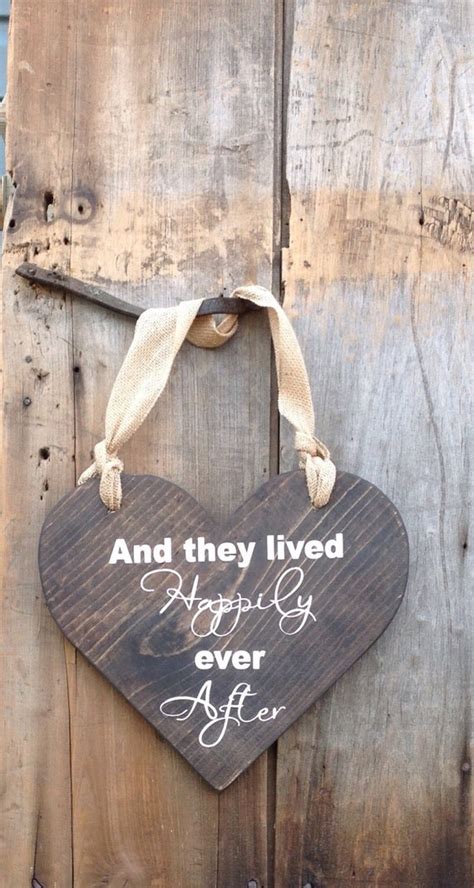 And They Lived Happily Ever After Flower Girl Sign Rustic