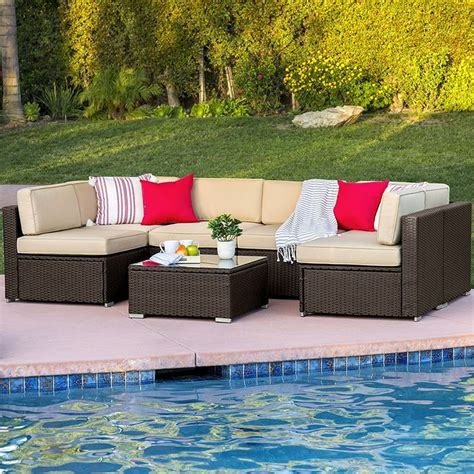 If your outdoor space is your second family room, make it more welcoming and comfortable with beautiful, durable and functional patio furniture in all styles, sizes, colors and materials. Best-Rated Resin Wicker Outdoor Patio Furniture Sets On ...