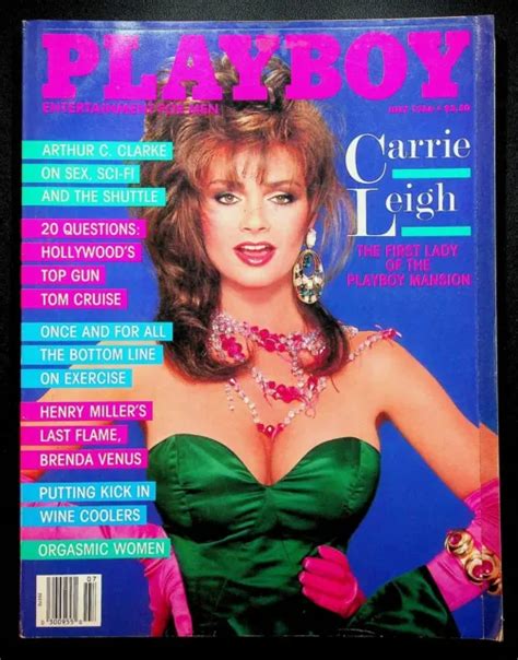 PLAYBOY MAGAZINE JULY 1986 Lynne Austin Plant City FL Tom Cruise Carrie